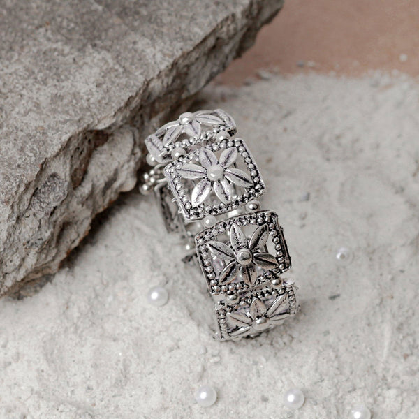 Silver Afghan bracelet - The Earth Store - Fashion Accessories
